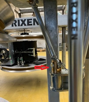 Gabelbolzen für Fanggabelrohr