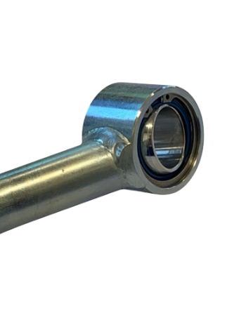 Spherical plain bearing for carrier, maintenance-free