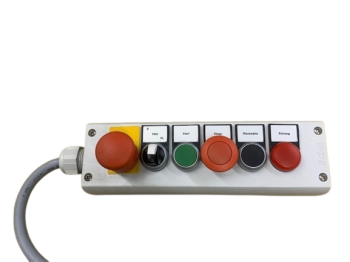 Mushroom-head push button, red