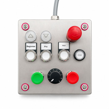 Manual control (stainless steel case) for Little BRO complete