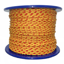 Tow rope "High Performance" Ø7 mm, 200 m, pre-stretched, yellow/red Tow rope "High Performance" Ø7 mm, 200 m, pre-stretched, yellow/red