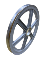Driving pulley with linings, balanced Driving pulley with linings, balanced