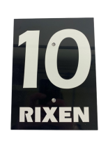 Number plate for carrier 1-13