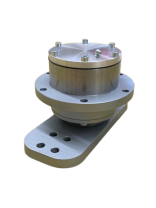 Deflection axle complete with hub (Master Silver)