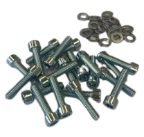 Allen screw M 6x25 & spring washer for pick-up (20 pc.)