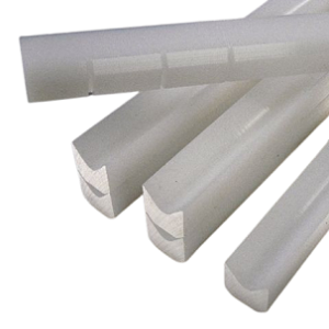 Futterstangen für ein Umlenkrad, weiß