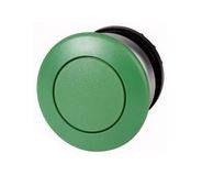 Bouton-poussoir "coup-de-poing, vert