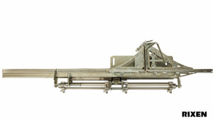 Magazine with pneumatic unit, counterclockwise