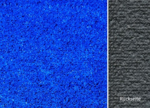 Carpet for starting ramp, blue