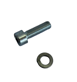 Inbusschraube M6x20 & Federring für Klemmplättchen