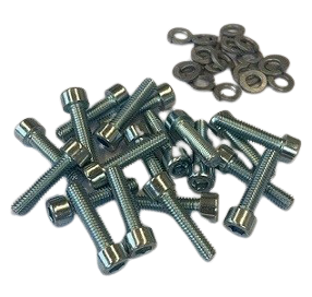 Inbusschraube M 6x25 & Federring für Aufzugsgreifer (20 Stk.)