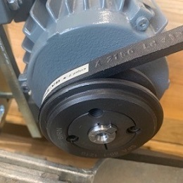 V-Belt pulley for elevator motor