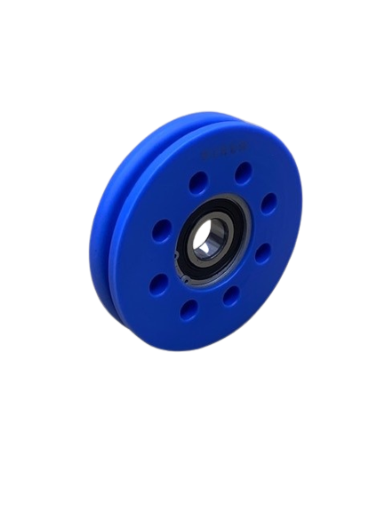 Axial nut with safety plate for blue pulley for carriage ALU